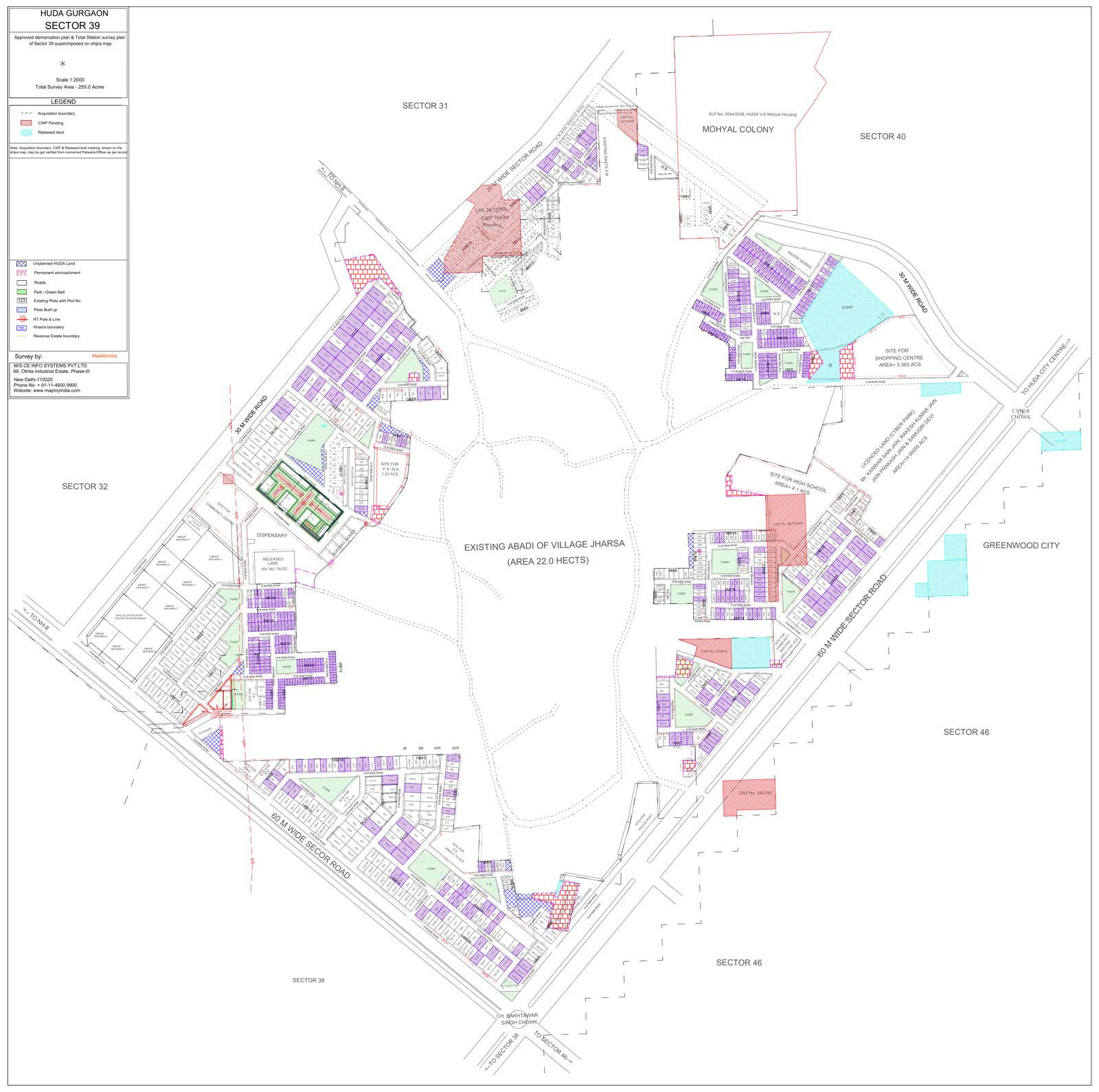 Sector 39 layout plan