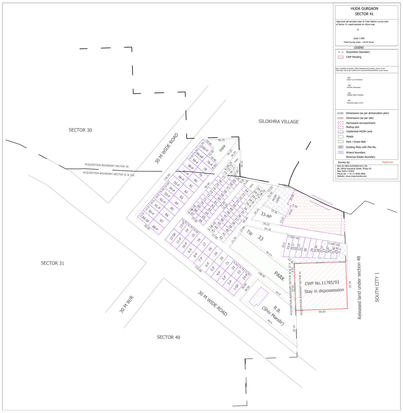 Sector 41 layout plan