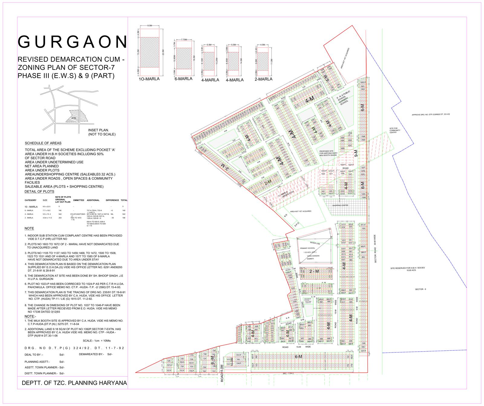 Sector 7 layout plan